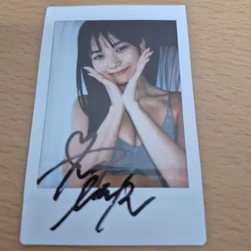 타무라 아이미스즈 친필 사인 폴라로이드