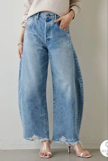 [ 완판템 ] 윔 가젯 라인 커브 DENIM 블루 38