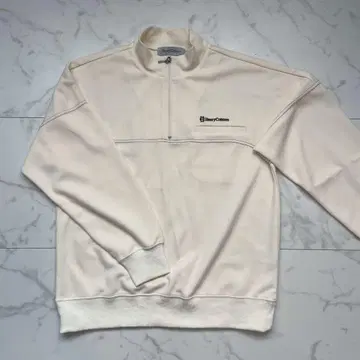 Henry Cottons 아이보리 하프 지퍼 M