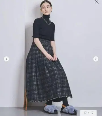 정가 18000엔 통굽 새상품급 퍼 샌들 36 UNITED ARROWS