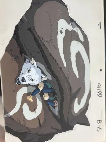 지브리 모노노케 히메 애니메이션 셀화
