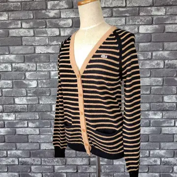 LACOSTE 보더 가디건