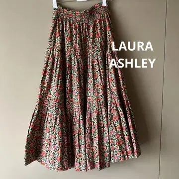 [ 토요일까지 세일 ] 빈티지 LAURA ASHLEY 꽃무늬 롱 스커트