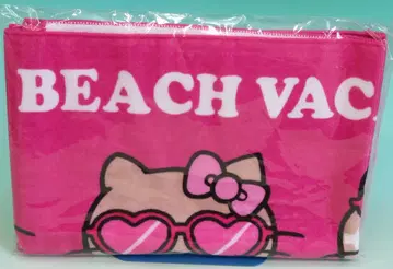 산리오 HAPPY BEACH VACATION 페이스 타월 헬로키티