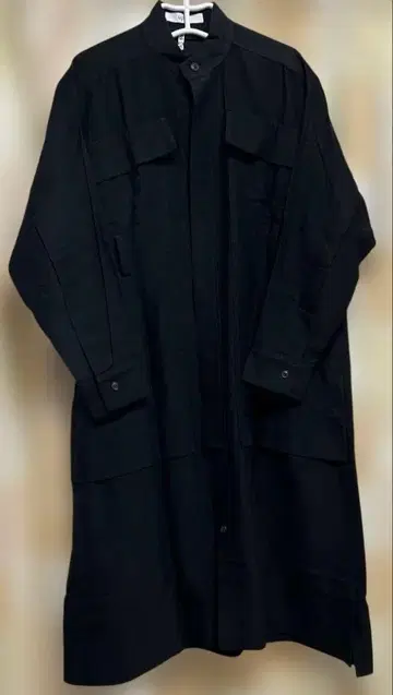 블랙 셔츠 원피스 긴팔 허리 리본 포함