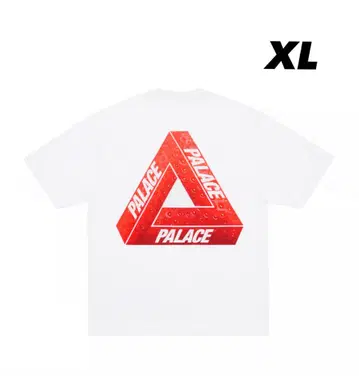 PALACE FUKUOKA 로고 티셔츠 화이트 후쿠오카 한정판