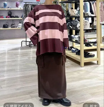 렙심 이번 시즌 퍼프 에어 이소재 내로우 스커트 택 포함 미착용