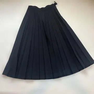 BEAMS BOY 빔즈 보이 블랙 플리츠 롱 스커트