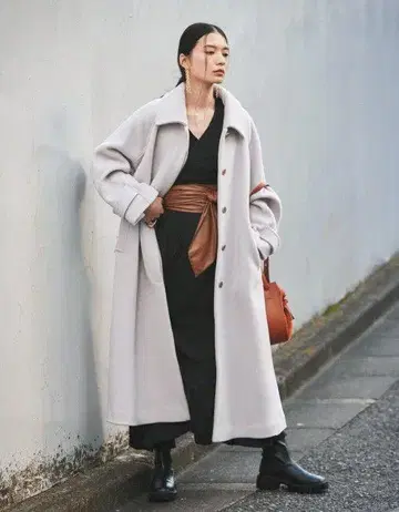 프레이 아이디 최고급 캐시미어 혼방 21AW 발마칸 롱 코트