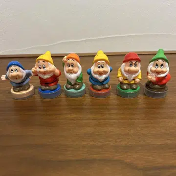 디즈니 레트로 7난쟁이 스탬프 피규어