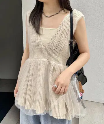 튤 도킹 튜닉
