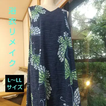 기모노 리메이크 441 유카타에서 원피스 L~LL 사이즈