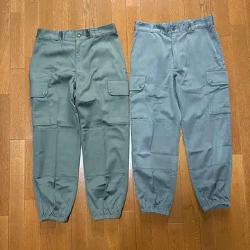 카고 팬츠 프랑스군 F2 데드스탁 새상품 Used 2개 세트