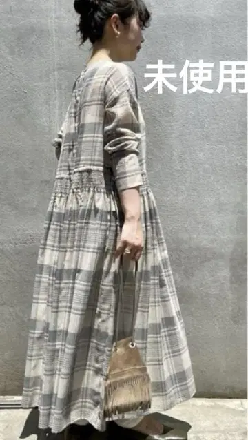 미사용 새상품! 비어즐리 롱 셔츠 원피스
