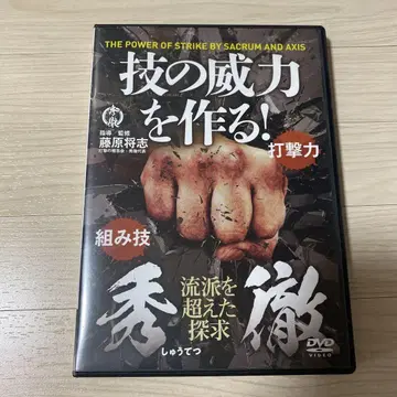 기술의 위력을 만드는! 타격력 DVD
