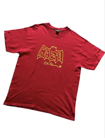 90s HAZE LTD x Keith Haring 콜라보 T셔츠