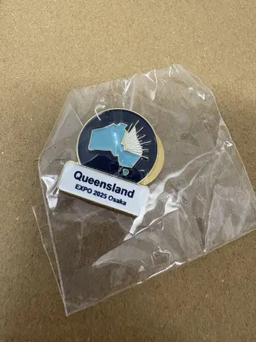 오사카 만박 Queensland EXPO 2025 핀 배지