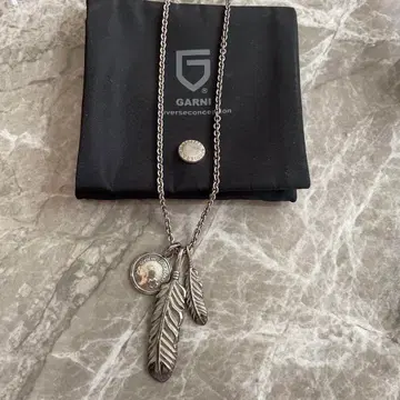 GARNI 페더 목걸이 실버 925 펜던트