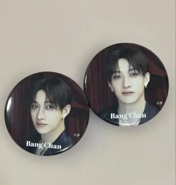 크리스마스 방찬 캔뱃지 2개 세트