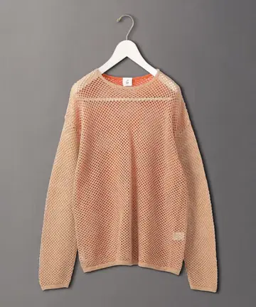 6(ROKU) MESH COLOR LONG SLEEVE KNIT/니트