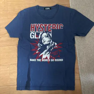 HYSTERIC GLAMOUR 네이비 티셔츠