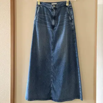 upper heights 데님 롱 스커트