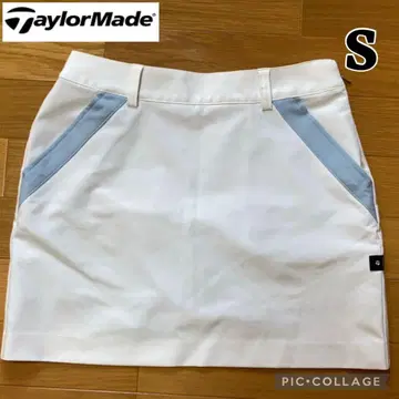 TaylorMade 여성용 골프 스커트 화이트 S