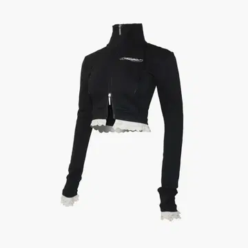 BLACK THEREDTHREAD S TRACK JERSEY JACKET
