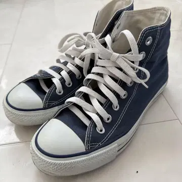 CONVERSE 올스타 하이컷 네이비 스니커즈 US 7