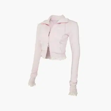 PINK THEREDTHREAD S TRACK JERSEY JACKET