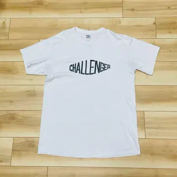 CHALLENGER 화이트 T셔츠 초기 XXL