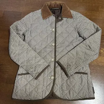 Traditional Weatherwear 체크 무늬 퀼팅 자켓