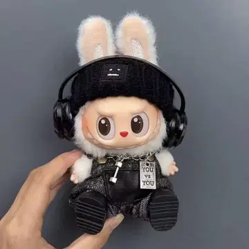 러브브 의류 블랙 가을/겨울 코디 스트릿 옷 갈아입기 봉제 인형 5점