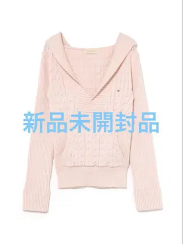andmary Taylor hoodie knit tops pink