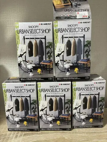 SNOOPY URBAN SELECT SHOP 5세트