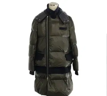 sacai / 사카이 | 이소재 도킹 오버 다운 코트