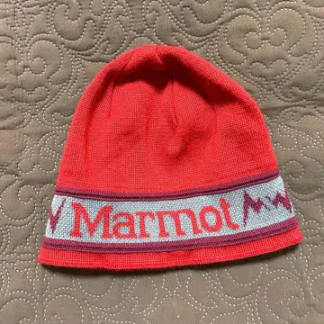 마모트 Marmot 레드 니트 모자 아웃도어 캠핑