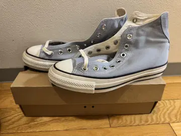 컨버스 하이컷 스니커즈 라이트 블루 라이트 그레이 25.5