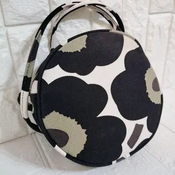 marimekko 마리메꼬 엔형 라운드 숄더백 모노톤