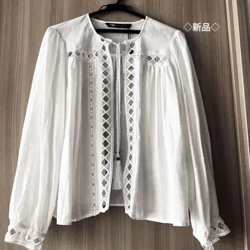 ZARA 블라우스 가디건 택 포함 새상품