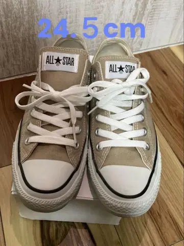 새상품급 converse ALL STAR 베이지 로우컷 스니커즈