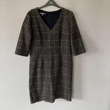 LAURA ASHLEY 체크 무늬 원피스 UK 14