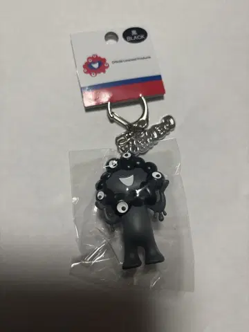 블랙 미야쿠미야쿠 PVC 입체 키링