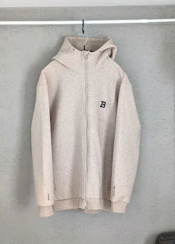 DUFFER 베이지 집업 후드티 XL