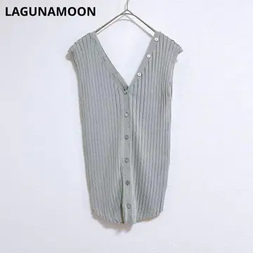 [] 베스트 니트 슬리브리스 스트레치 그레이지