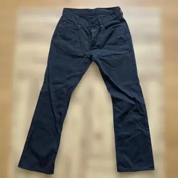 Beams 블랙 워크 팬츠