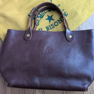 IL BISONTE 브라운 핸드백