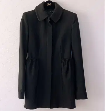 ZARA BASIC 라운드 칼라 코트