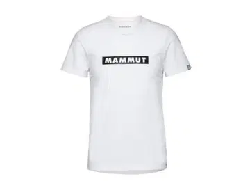 MAMMUT QD 로고 프린트 티셔츠 2XL 화이트