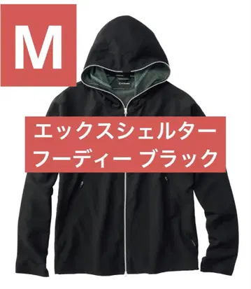 M 엑스 쉘터 서열 후디 블랙 워크맨 블랙